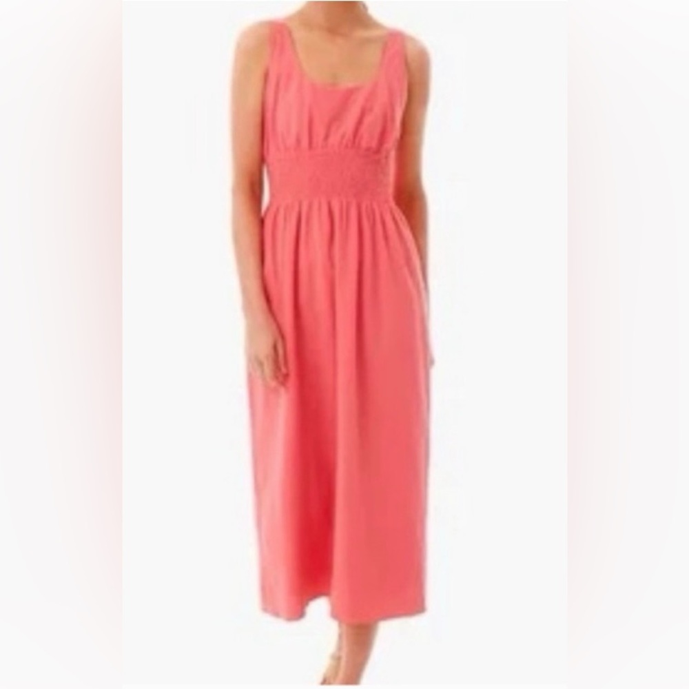 Tuckernuck Pomander Place Sleeveless Coral Dress